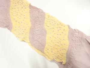 正絹　絞り　帯揚げ